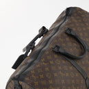 LOUIS VUITTON Monogram Macassar Keepall Bandouliere 55 Bag M56714 Auth bs35027-6