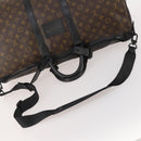 LOUIS VUITTON Monogram Macassar Keepall Bandouliere 55 Bag M56714 Auth bs35027-7
