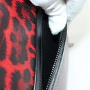 Christian Louboutin Hand Bag Leather 2way Red Silver Auth bs35035V-21