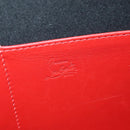 Christian Louboutin Hand Bag Leather 2way Red Silver Auth bs35035V-23