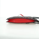 Christian Louboutin Hand Bag Leather 2way Red Silver Auth bs35035V-4