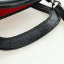 Christian Louboutin Hand Bag Leather 2way Red Silver Auth bs35035V-7