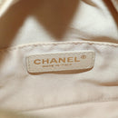 CHANEL Matelasse Chain Shoulder Bag Lamb Skin Ivory Gold CC Auth bs35037M-22