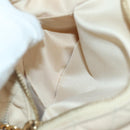 CHANEL Matelasse Chain Shoulder Bag Lamb Skin Ivory Gold CC Auth bs35037M-25