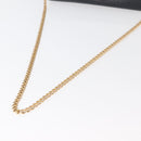 Christian Dior Chain Shoulder Bag Leather Navy Gold Auth bs35041-8