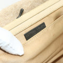 BOTTEGA VENETA Hand Bag Wool Beige Silver Auth bs35042-18