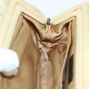 BOTTEGA VENETA Hand Bag Wool Beige Silver Auth bs35042-20