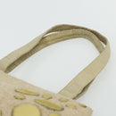 BOTTEGA VENETA Hand Bag Wool Beige Silver Auth bs35042-8