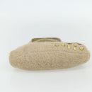 BOTTEGA VENETA Hand Bag Wool Beige Silver Auth bs35042-5