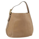 GUCCI Shoulder Bag Leather Beige Gold 296880 Auth bs35043A-1