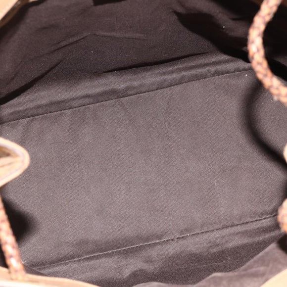 GUCCI GG Canvas Tote Bag Beige Gold 109141 Auth bs35044