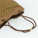 GUCCI GG Canvas Tote Bag Beige Gold 109141 Auth bs35044-7