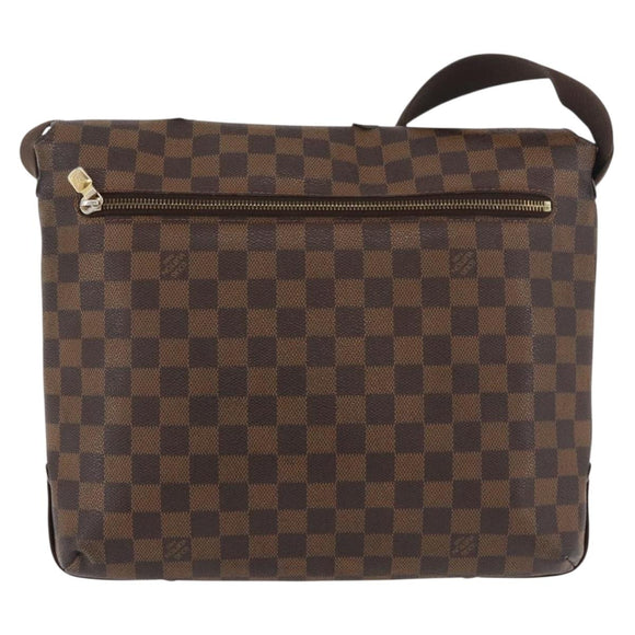 LOUIS VUITTON Damier Ebene Brooklyn MM Shoulder Bag N51211 LV Auth bs35045