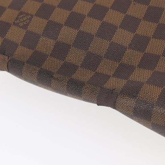 LOUIS VUITTON Damier Ebene Brooklyn MM Shoulder Bag N51211 LV Auth bs35045