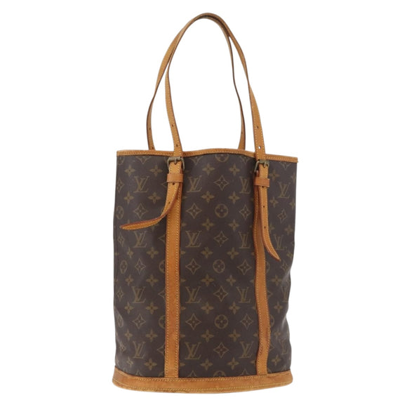 LOUIS VUITTON Monogram Bucket GM Shoulder Bag M42236 LV Auth bs35048