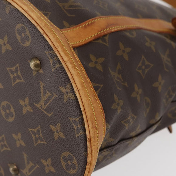 LOUIS VUITTON Monogram Bucket GM Shoulder Bag M42236 LV Auth bs35048
