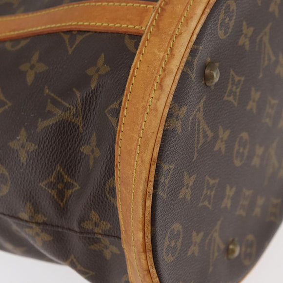 LOUIS VUITTON Monogram Bucket GM Shoulder Bag M42236 LV Auth bs35048