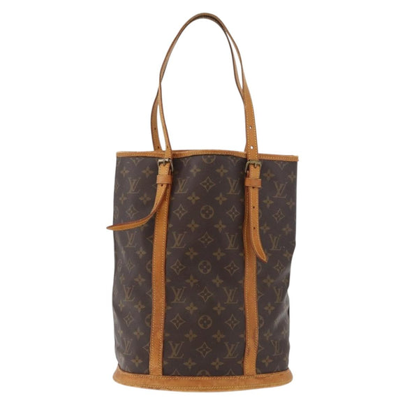 LOUIS VUITTON Monogram Bucket GM Shoulder Bag M42236 LV Auth bs35048