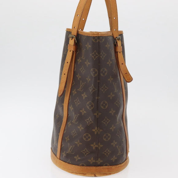 LOUIS VUITTON Monogram Bucket GM Shoulder Bag M42236 LV Auth bs35048