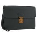 LOUIS VUITTON Taiga Pochette Kourad Clutch Bag Epicea M30194 LV Auth bs35052-1