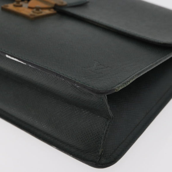 LOUIS VUITTON Taiga Pochette Kourad Clutch Bag Epicea M30194 LV Auth bs35052