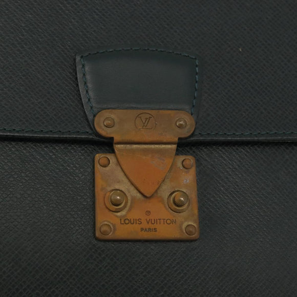 LOUIS VUITTON Taiga Pochette Kourad Clutch Bag Epicea M30194 LV Auth bs35052
