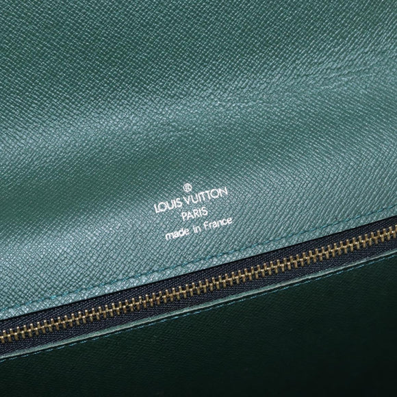 LOUIS VUITTON Taiga Pochette Kourad Clutch Bag Epicea M30194 LV Auth bs35052