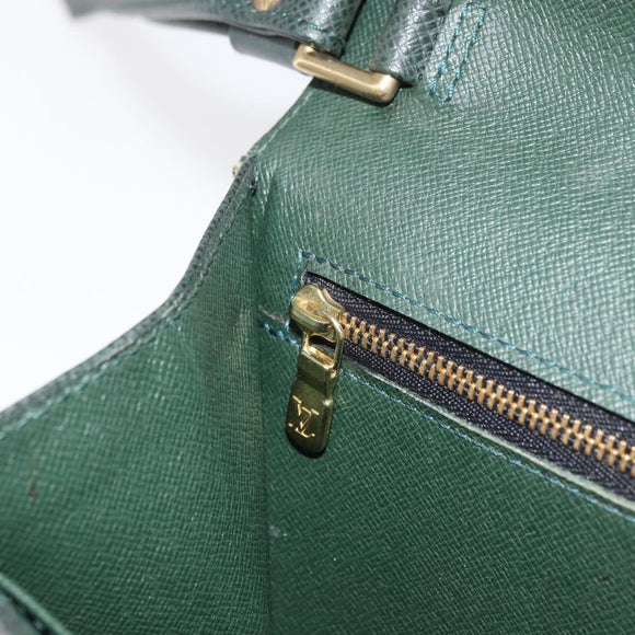 LOUIS VUITTON Taiga Pochette Kourad Clutch Bag Epicea M30194 LV Auth bs35052