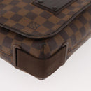 LOUIS VUITTON Damier Ebene Brooklyn PM Schoudertas N51210 LV Auth bs35054-9