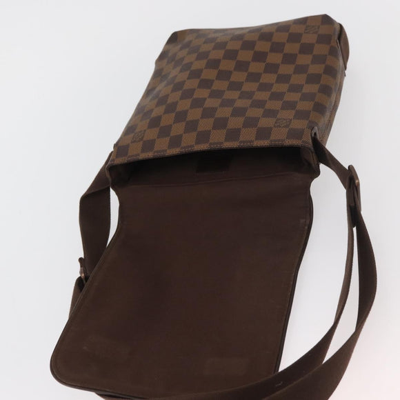 LOUIS VUITTON Damier Ebene Brooklyn PM Schoudertas N51210 LV Auth bs35054