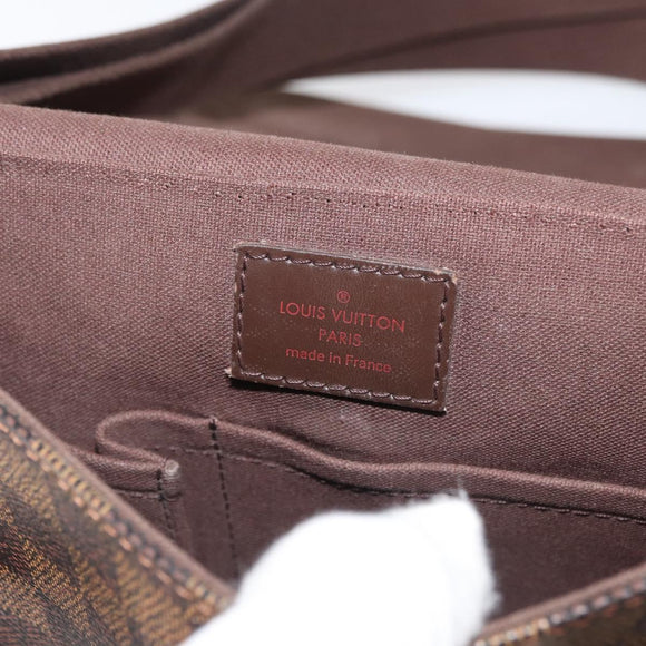 LOUIS VUITTON Damier Ebene Brooklyn PM Schoudertas N51210 LV Auth bs35054