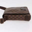 LOUIS VUITTON Damier Ebene Brooklyn PM Schoudertas N51210 LV Auth bs35054-4