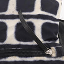 CHANEL Sports Line Reversible Shoulder Bag Nylon Black Silver CC Auth bs35056-18