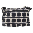 CHANEL Sports Line Reversible Shoulder Bag Nylon Black Silver CC Auth bs35056-3