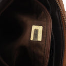 CHANEL Matelasse Chain Shoulder Bag Lamb Skin Brown Gold CC Auth bs35057-12