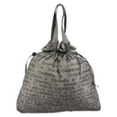CHANEL Unlimited Tote Bag Coated Canvas Silver CC Auth bs35061-3