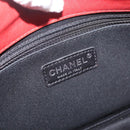 CHANEL Chain Matelasse 2.55 Shoulder Bag Lamb Skin Red Silver CC Auth bs35062V-22
