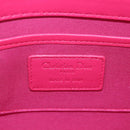 Christian Dior Lady Dior Chain Shoulder Bag Leather Pink Gold Auth bs35063SAM-10