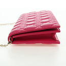 Christian Dior Lady Dior Kette Schultertasche Leder Rosa Gold Orig. bs35063SAM-3
