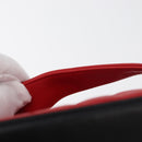 CHANEL Matelasse Clutch Bag Lamb Skin Red Silver CC Auth bs35064SAM-14