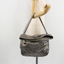 CHANEL Unlimited Shoulder Bag Coated Canvas 2way Silver CC Auth bs35065-23