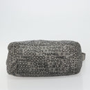 CHANEL Unlimited Shoulder Bag Coated Canvas 2way Silver CC Auth bs35065-9