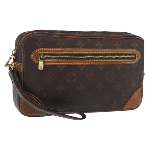 LOUIS VUITTON Monogram Marly Dragonne GM Clutch Bag M51825 LV Auth bs35069