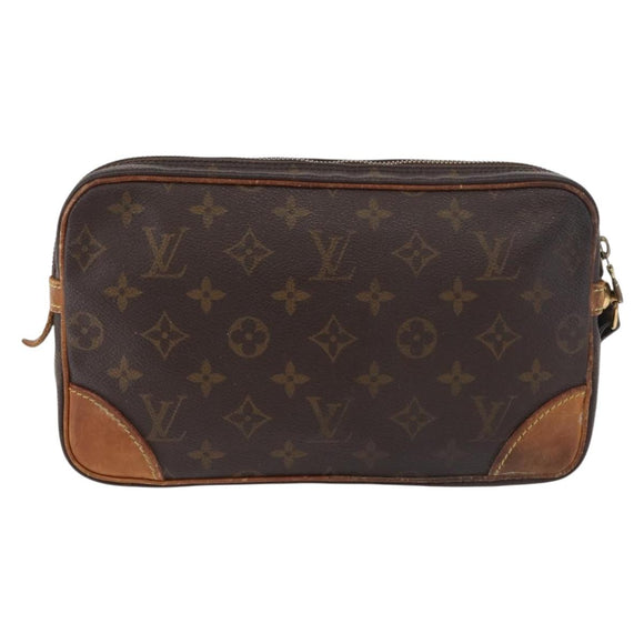 LOUIS VUITTON Monogram Marly Dragonne GM Clutch Bag M51825 LV Auth bs35069