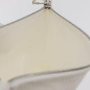HERMES Trousse Flats Adada Pouch Cotton White Silver Auth bs35071V-14