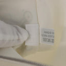 HERMES Trousse Flats Adada Pouch Cotton White Silver Auth bs35071V-16