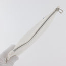 HERMES Trousse Flats Adada Pouch Cotton White Silver Auth bs35071V-6