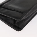CHANEL Chain Wallet Patent leather Black Silver CC Auth bs35074-12