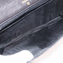 CHANEL Chain Wallet Patent leather Black Silver CC Auth bs35074-16