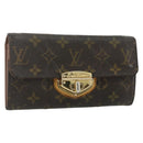 LOUIS VUITTON Monogram Etoile Portefeiulle Sarah Long Wallet M66556 Auth bs35085-1